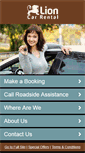 Mobile Screenshot of lioncarrental.com